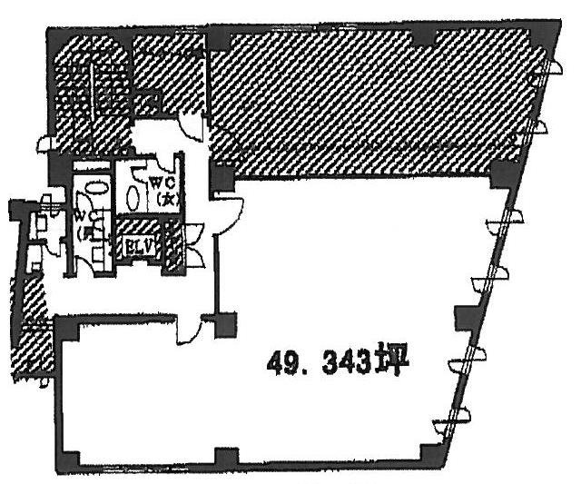 南新代々木新館ビル4F 間取り図