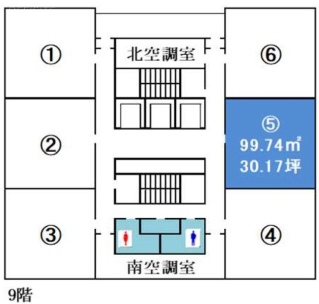 フジモト第一生命ビルディング5 間取り図