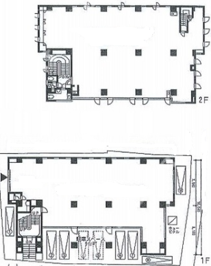 第18丸彌ビル1F～2F 間取り図