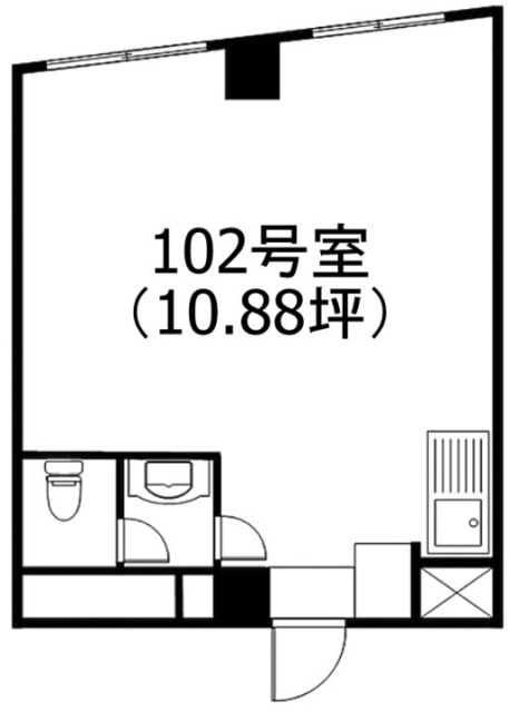 ワコー人形町マンション102 間取り図