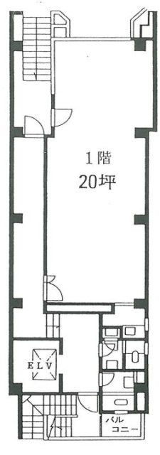 アコスビル1F 間取り図