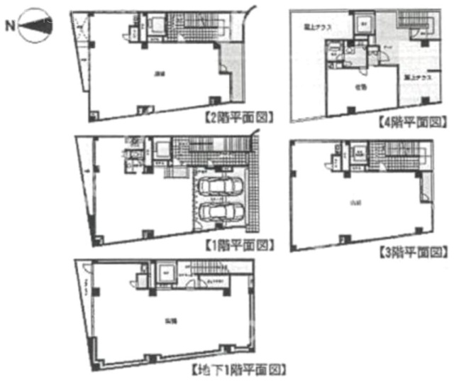 バルビゾン60B2F～4F 間取り図