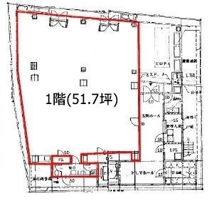 FORECAST新常盤橋1F 間取り図