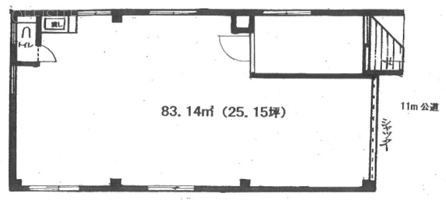 出野ビル1F 間取り図