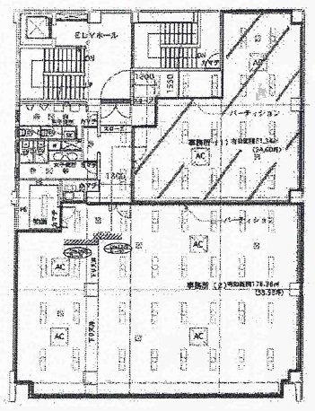 四谷セントラルビル5F 間取り図