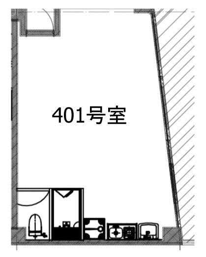 成田ビル401 間取り図