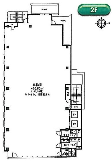 小石川トーセイビル2F 間取り図