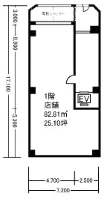 島田ビル1F 間取り図