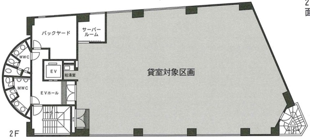 一番町第二TGビル2F 間取り図