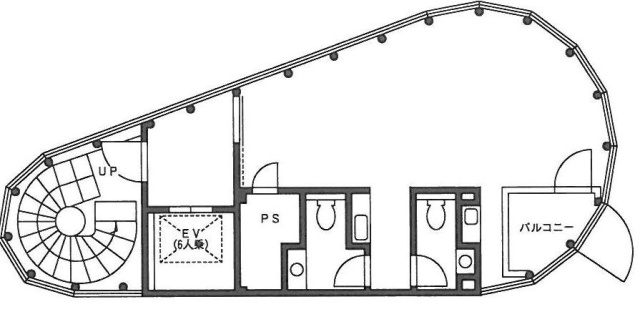 SPAZIO BRERA GINZAビルB1F~10F 間取り図