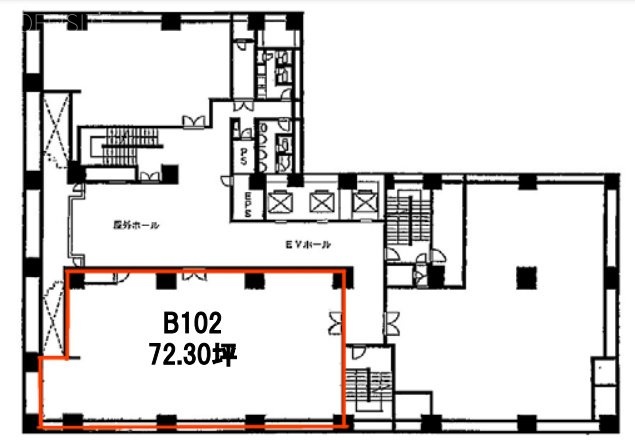 新横浜ファーストビルB102 間取り図