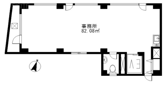 VEQビル6F 間取り図