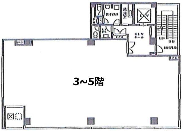 泉田町ビル5F 間取り図