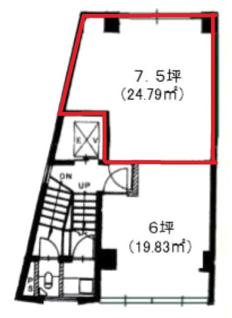野間ビル402 間取り図