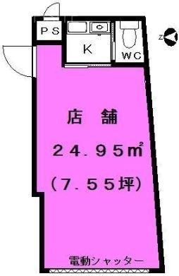 サンライズビル1F 間取り図