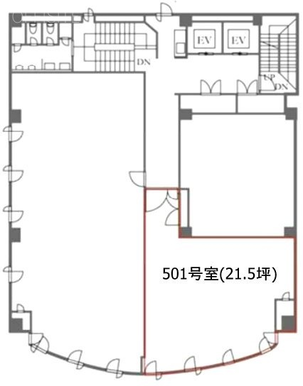 いちご吉祥寺駅前501 間取り図