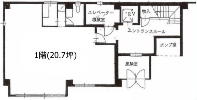フォルス赤坂1F 間取り図