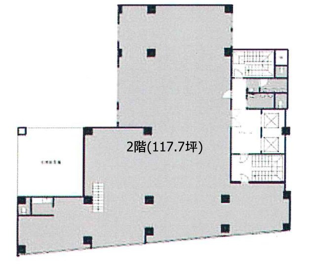 マルコーセンタービル2F 間取り図