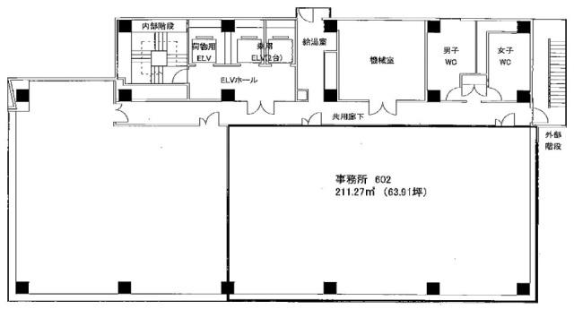 いちご川崎ビル602 間取り図