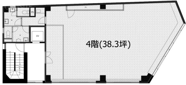 ザ・パークレックス小網町ビル4F 間取り図