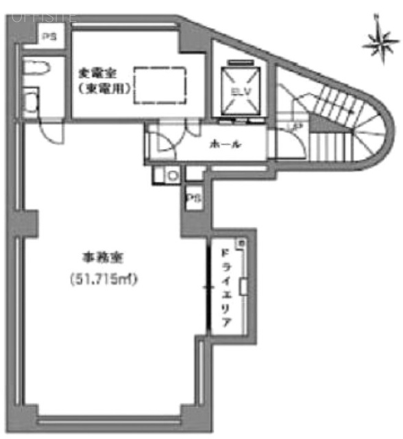 コア伝通院アネックスビルB1F 間取り図