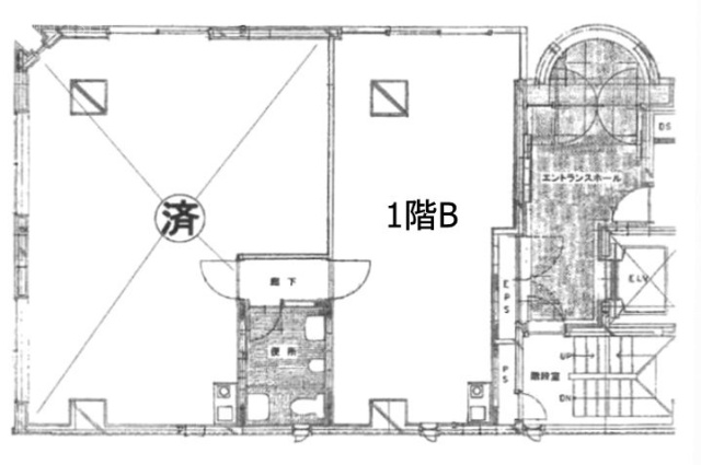 ワカサビルB 間取り図