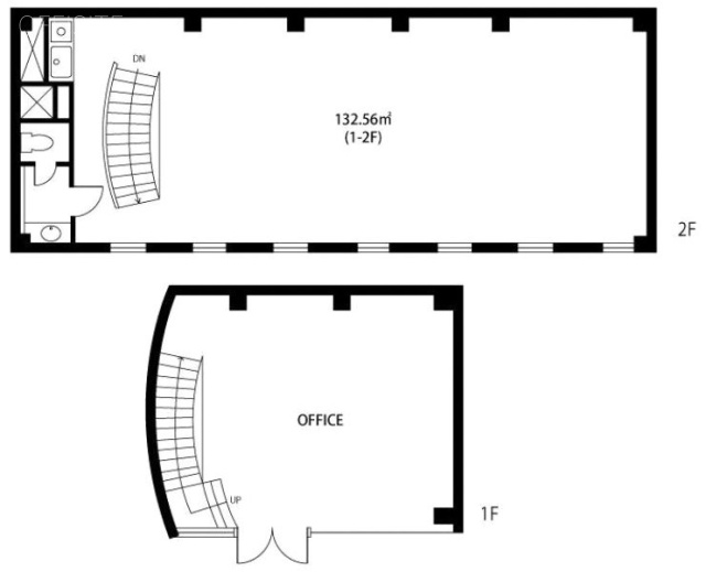 WESTY Ⅱ1F～2F 間取り図