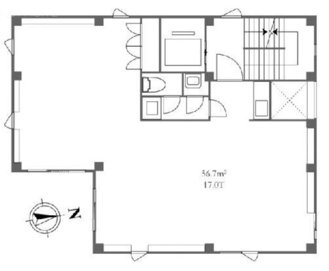 M&ONE南青山villa2F 間取り図