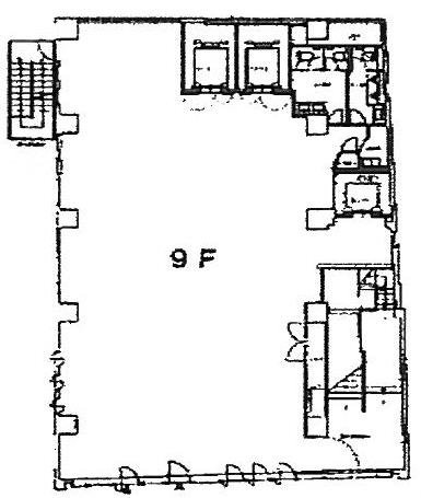 イマスオフィス馬喰町9F 間取り図