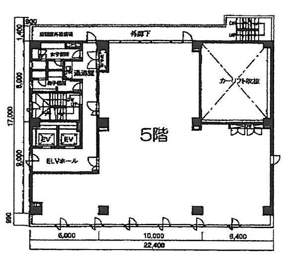 協和新川ビル5F 間取り図