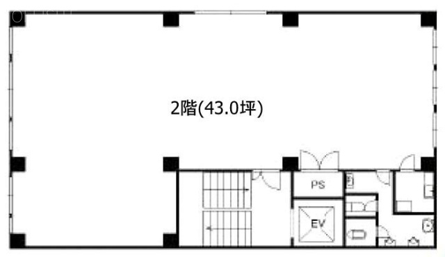 第三大丸ビル2F 間取り図