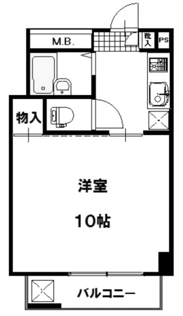 第11花園ビル202 間取り図