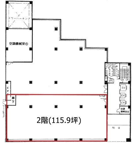 KDX横浜リバーサイド2F 間取り図