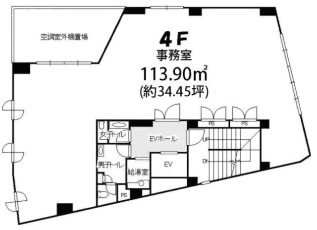 フレール小石川4F 間取り図