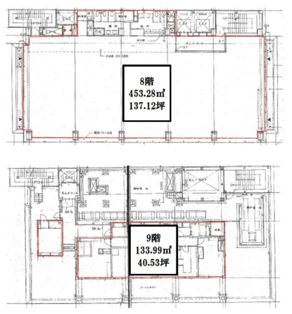 ONEST錦糸町スクエア8F～9F 間取り図