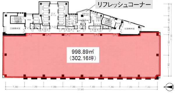 錦糸町プライムタワー17F 間取り図