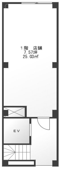 井上ビル1F 間取り図