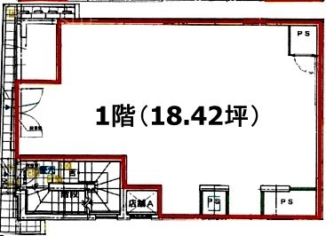 リードシー赤坂1F 間取り図