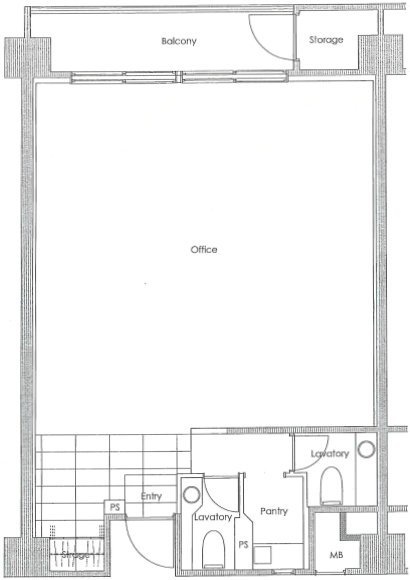 IL CENTRO恵比寿304 間取り図