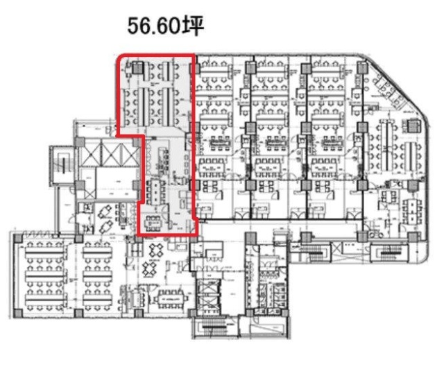 フロンティア新宿タワー402 間取り図