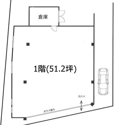 ハイムミッドランド1F 間取り図