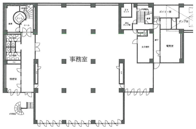 犬塚ビル(御茶ノ水ロイヤルハイツ)1F 間取り図