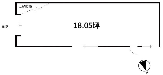 松井店舗ビル1F 間取り図