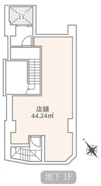 カツラビルB1F 間取り図