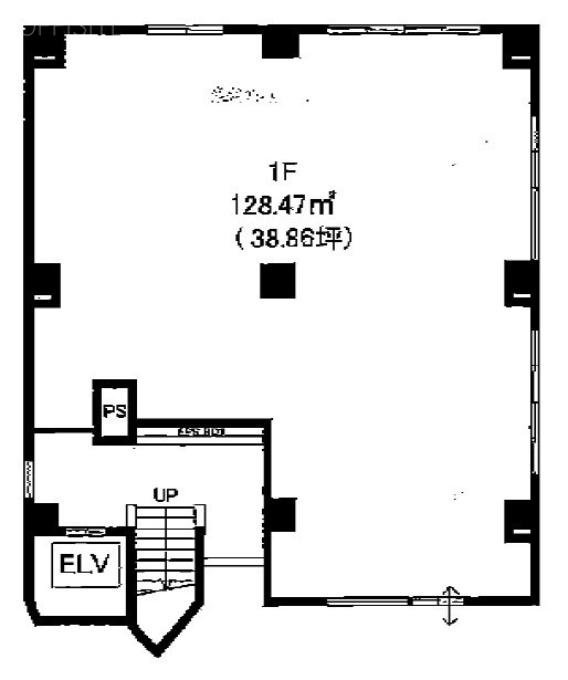 AKビル1F 間取り図