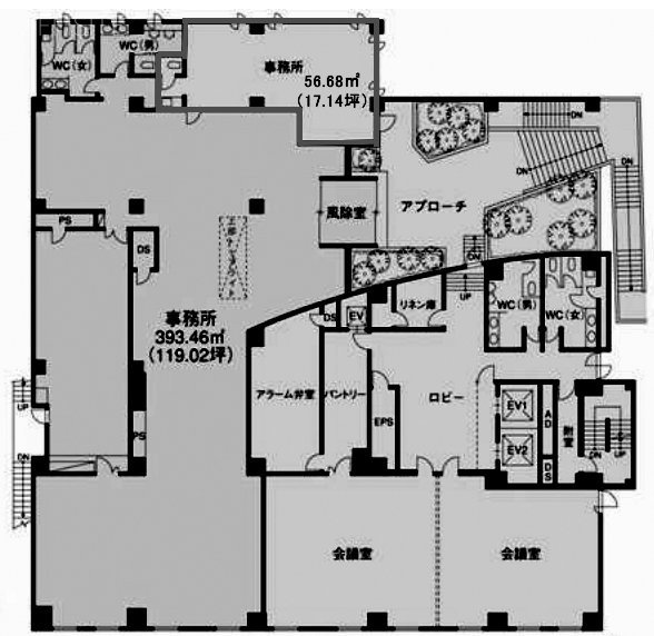 UUR四谷三丁目ビルB 間取り図