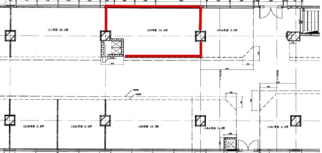 GINZA5ビル109 間取り図