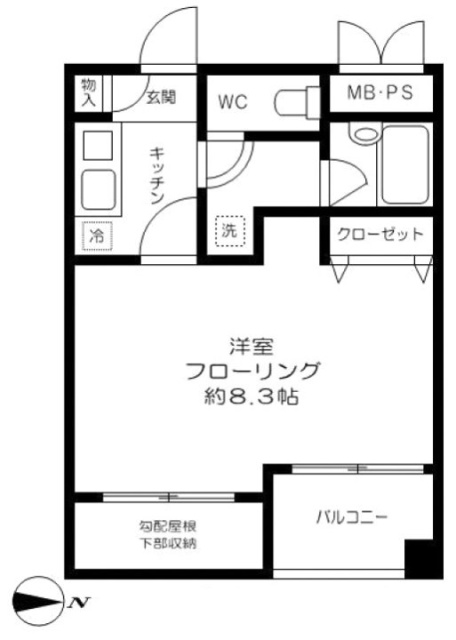 JMビル502 間取り図