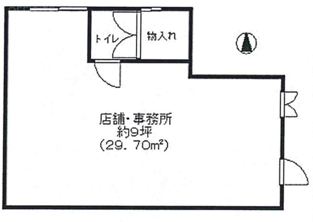 牛田ビル104 間取り図