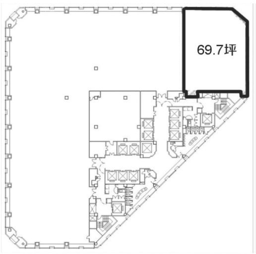 大森ベルボートB館3F 間取り図